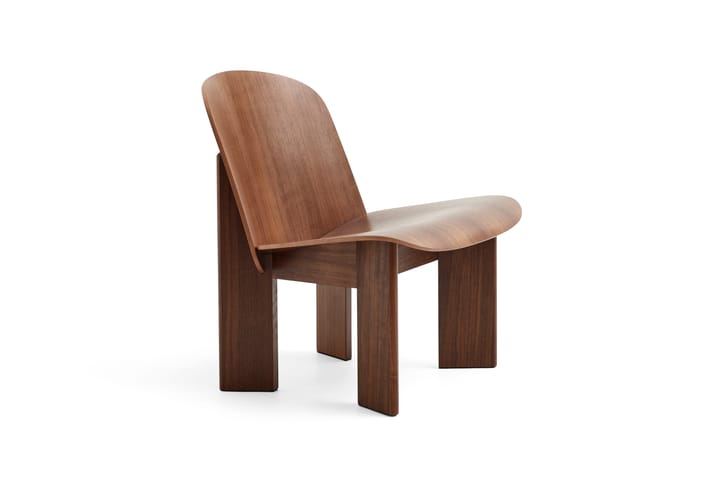 Chisel lounge chair - Lakket valnøtt - HAY