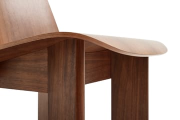 Chisel lounge chair - Lakket valnøtt - HAY