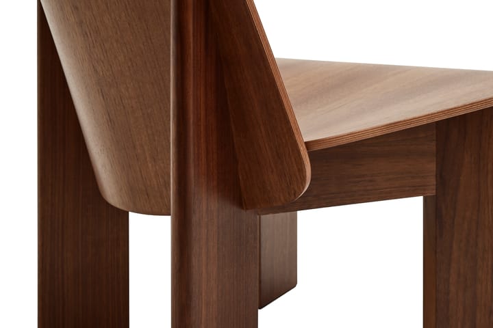 Chisel lounge chair, Lakket valnøtt HAY