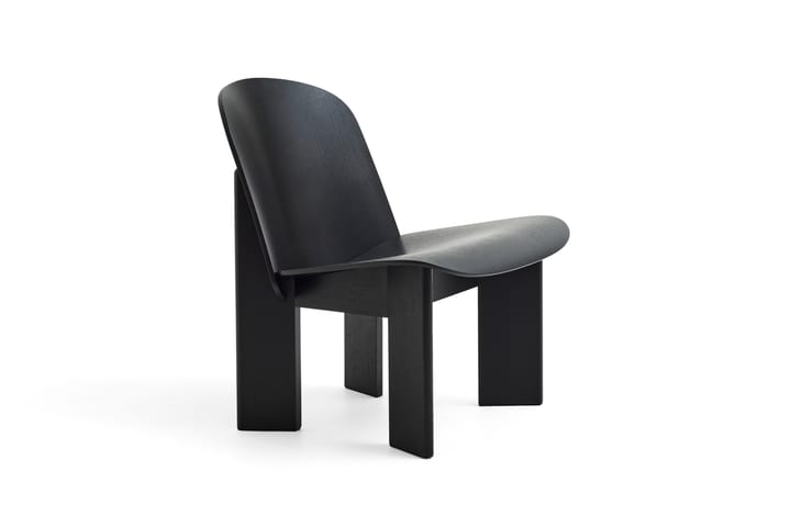 Chisel lounge chair - Svart lakkert eik - HAY