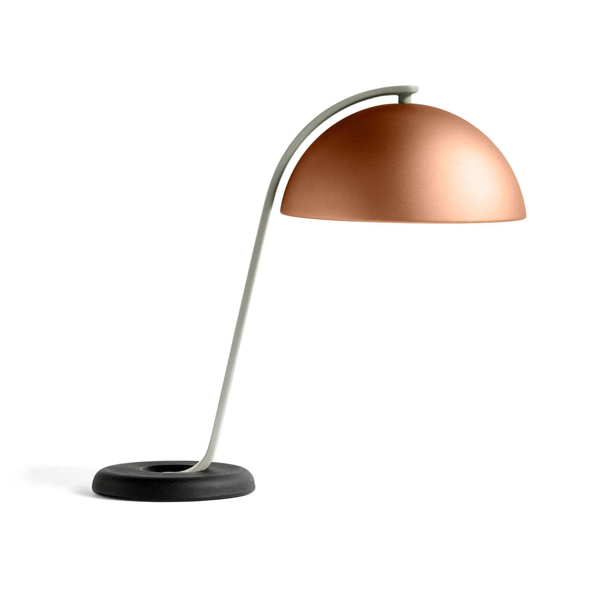 Cloche bordlampe, Mocca anodised HAY