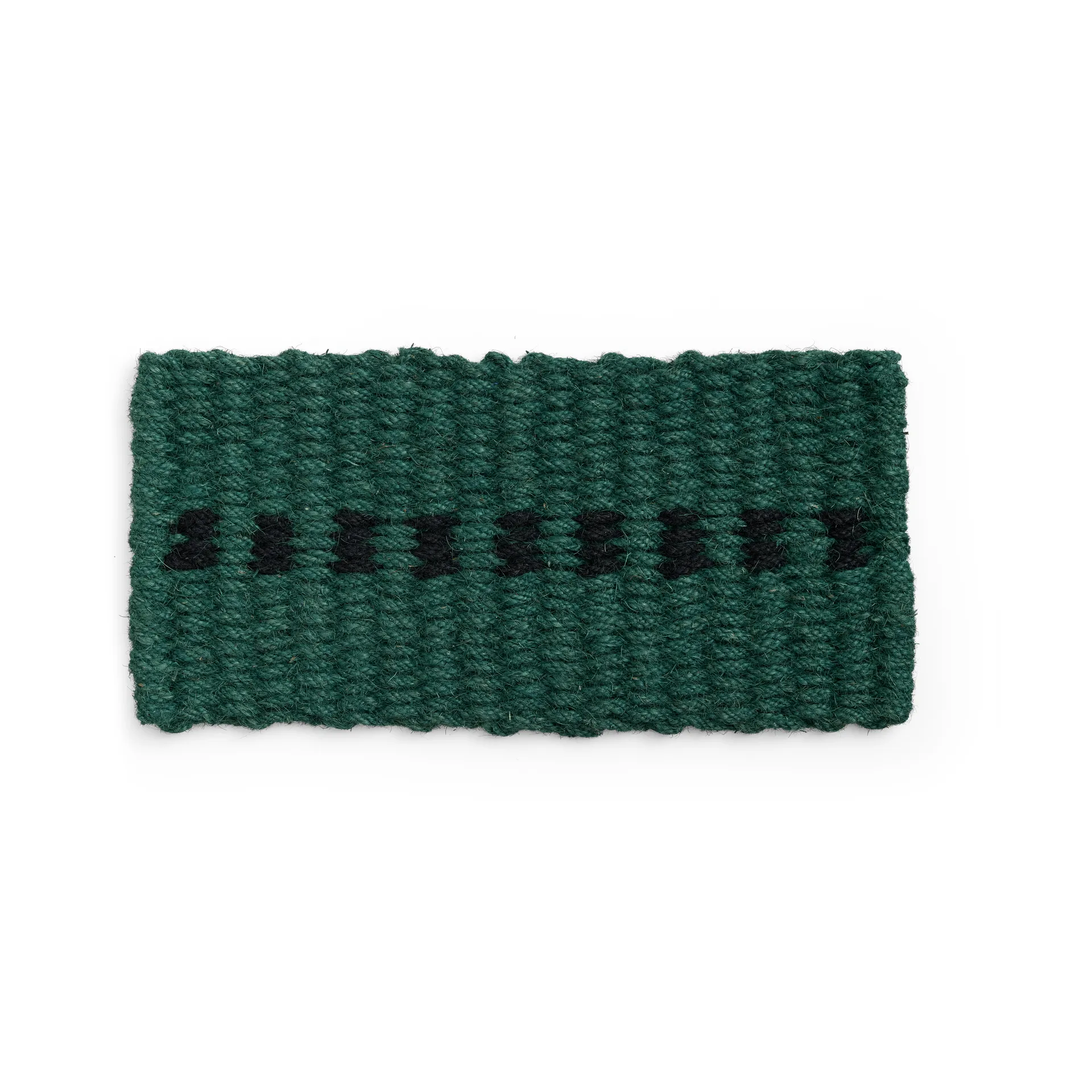 Coco Dot dørmatte, Dark green-black HAY