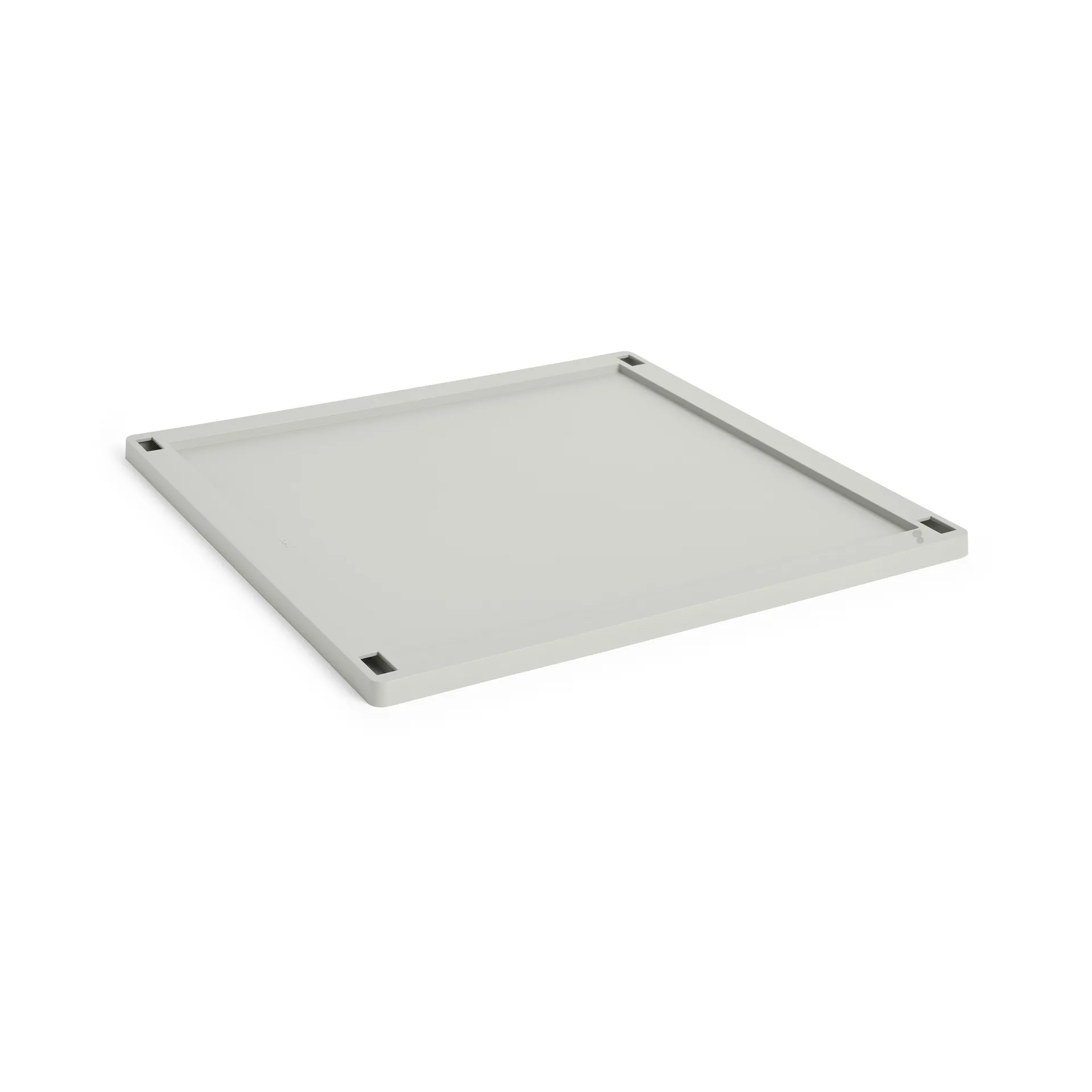 Colour Crate Square lokk plast large, Grey HAY