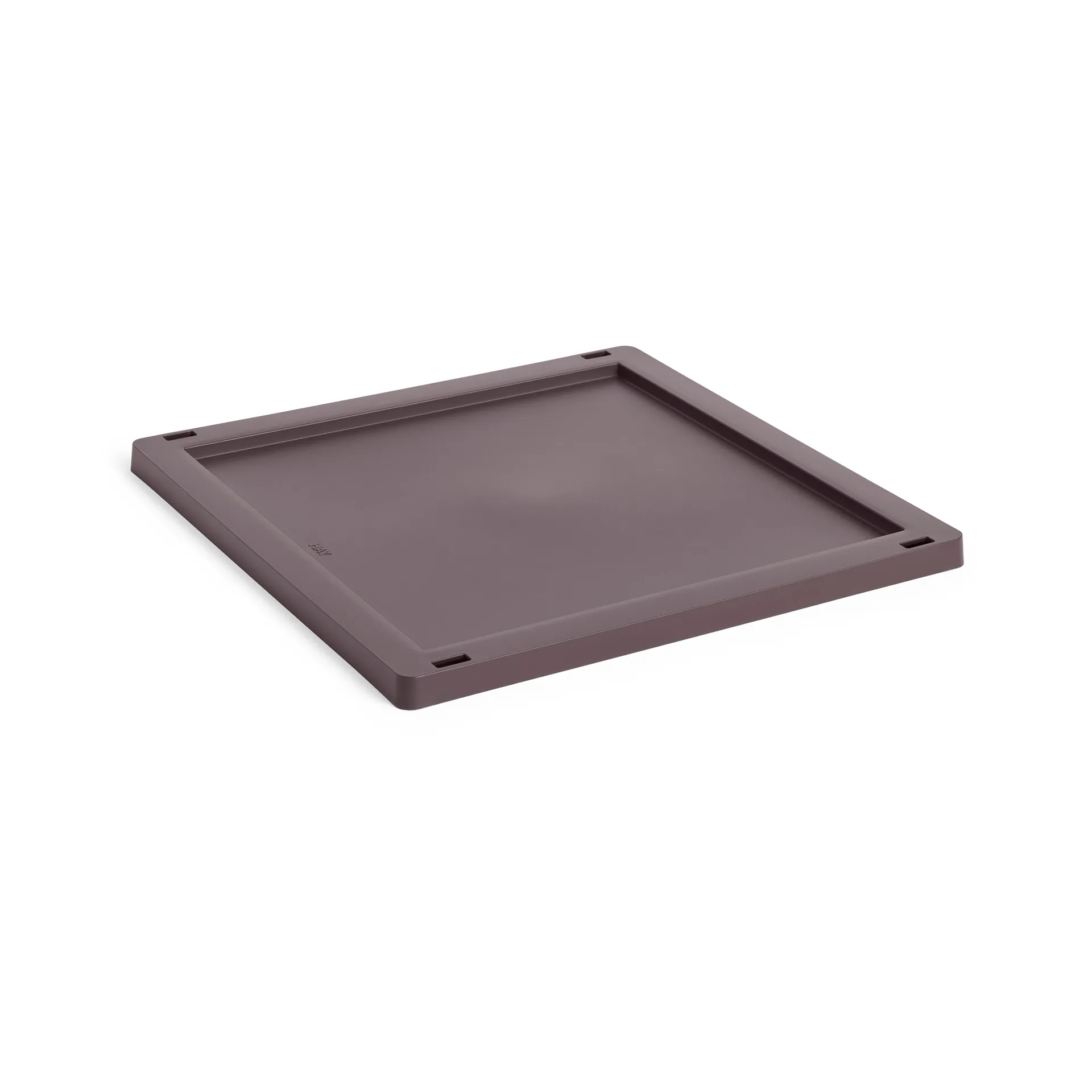 Colour Crate Square/Cube lokk plast medium, Bordeaux HAY