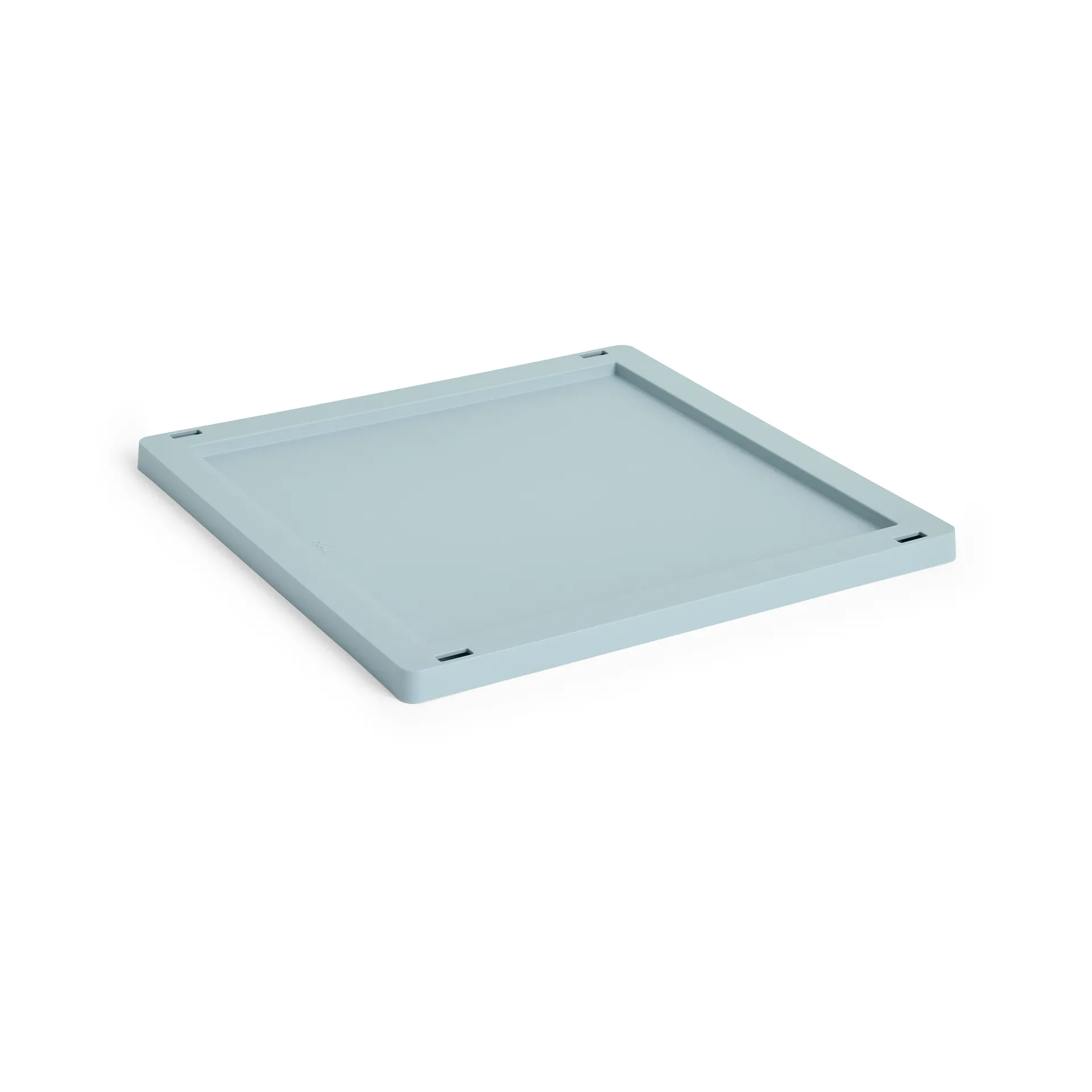 Colour Crate Square/Cube lokk plast medium, Dusty blue HAY