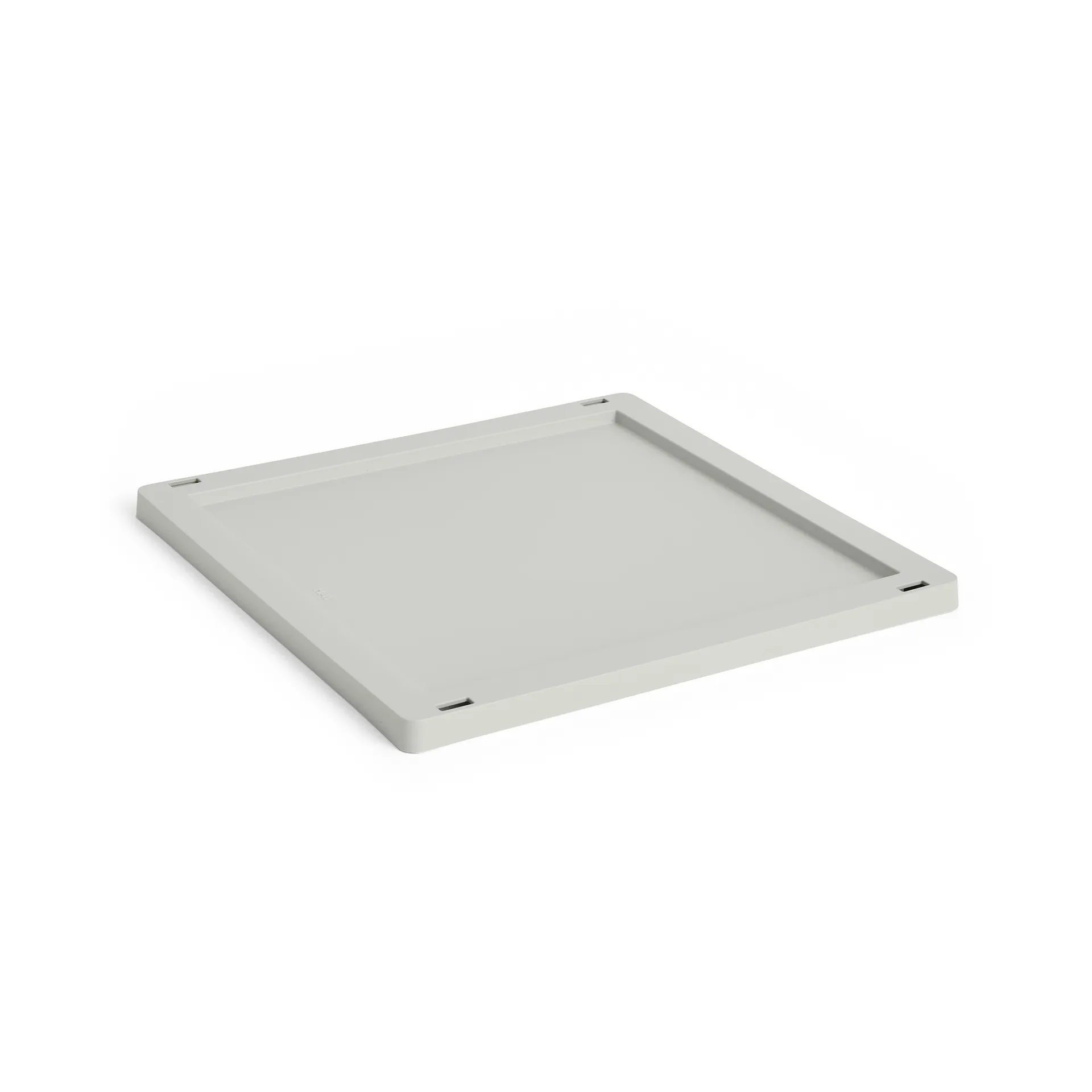 Colour Crate Square/Cube lokk plast medium, Grey HAY