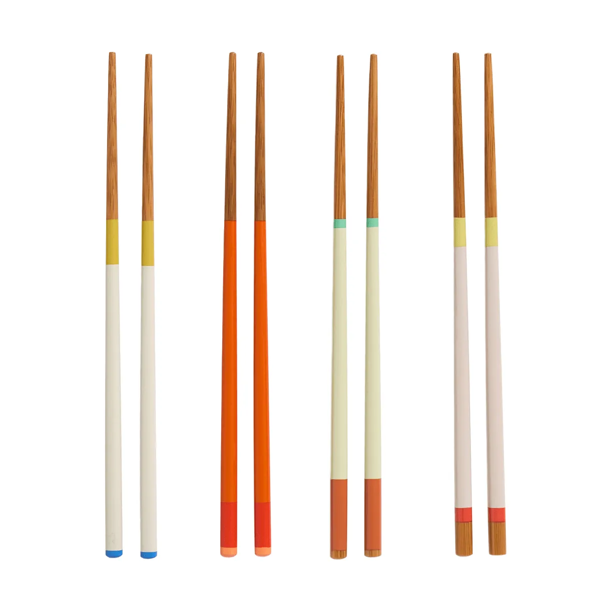 Colour spisepinner 4-pakning, Bright HAY