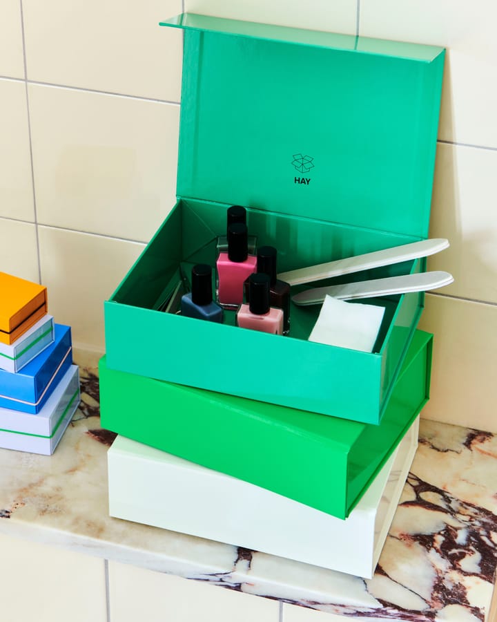 Colour Storage XS boks med lokk 16,5x22,5 cm, Chalk white HAY