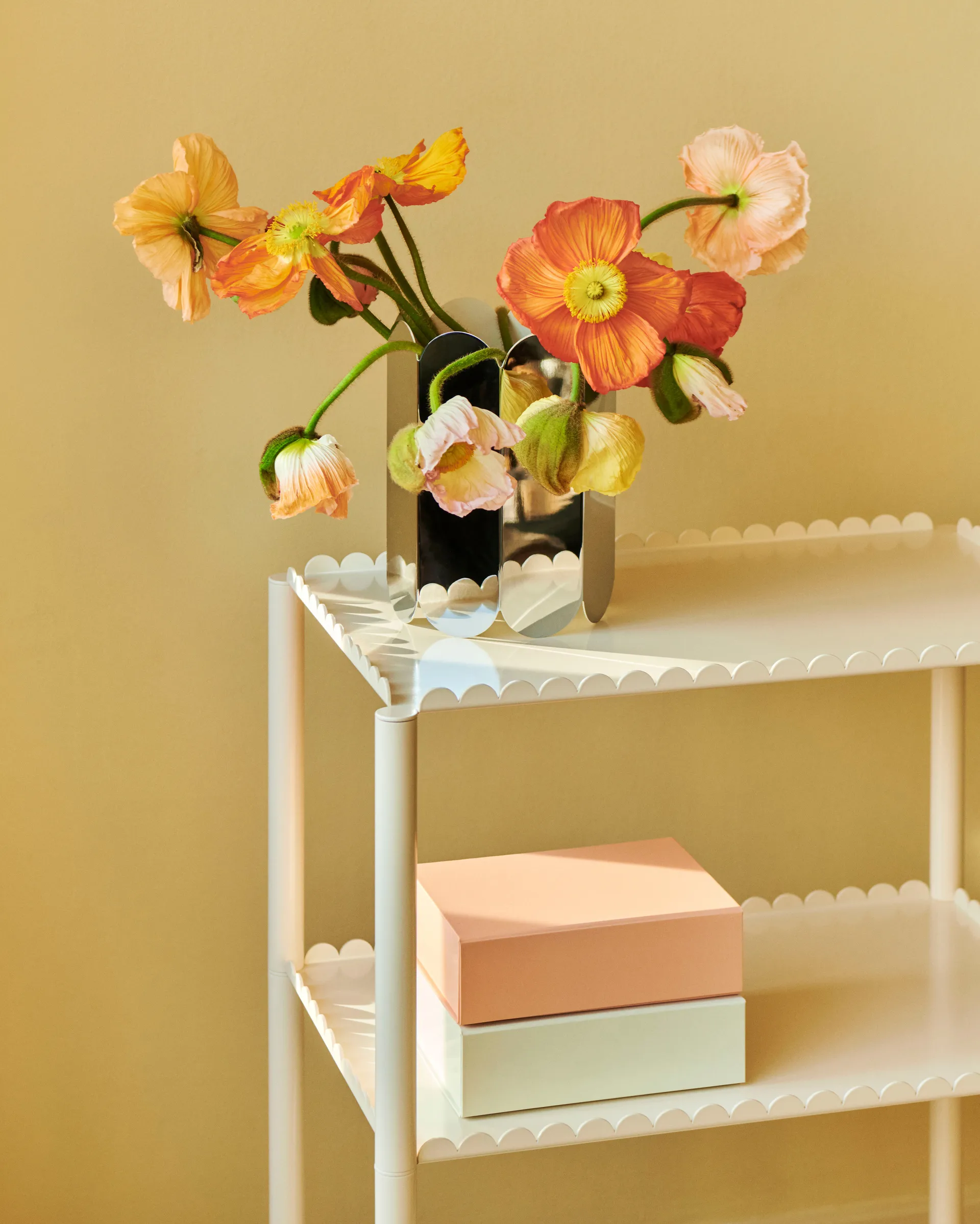 Colour Storage XS boks med lokk 16,5x22,5 cm, Soft pink HAY