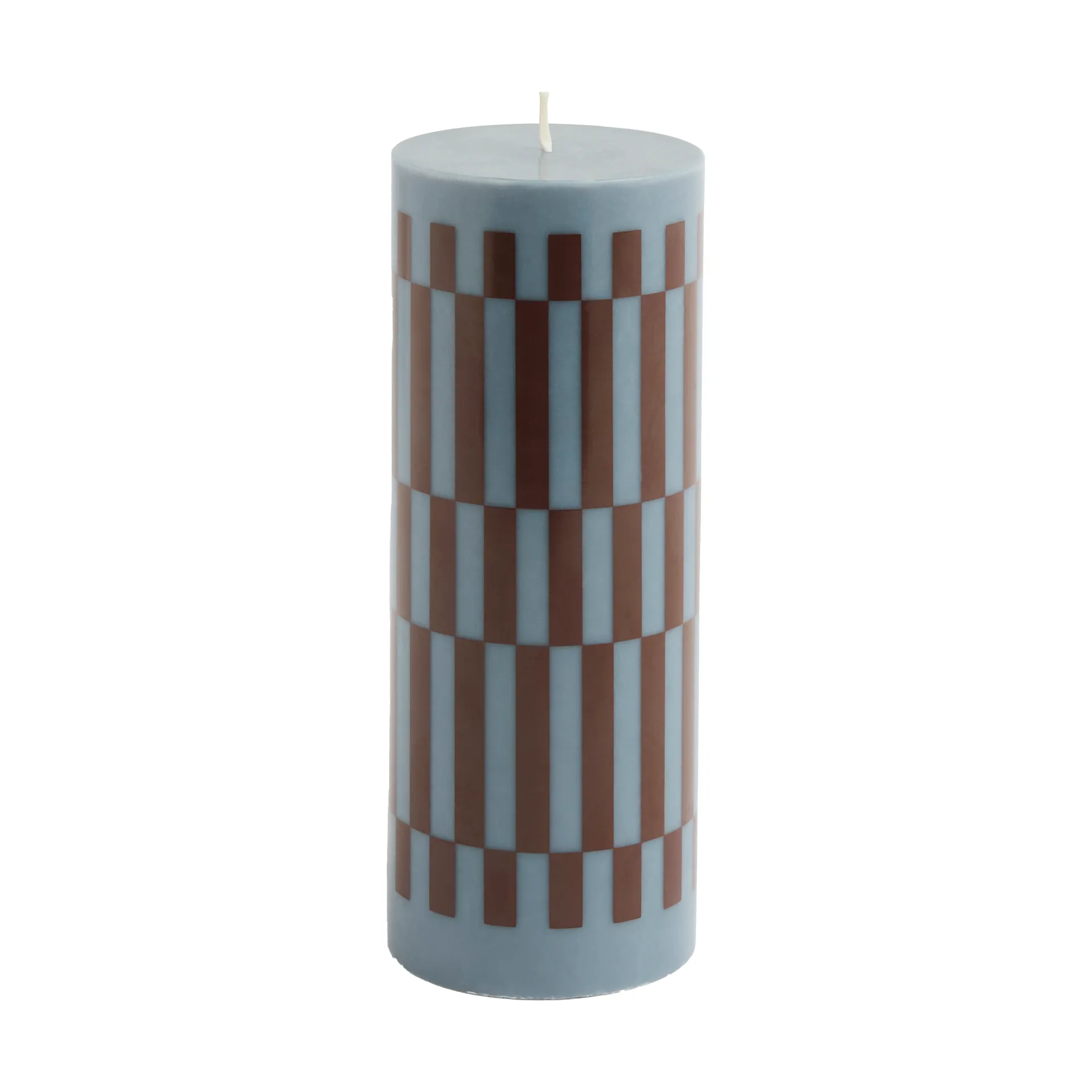 Column Candle kubbelys medium 20 cm, Anthrachite-bordeaux HAY