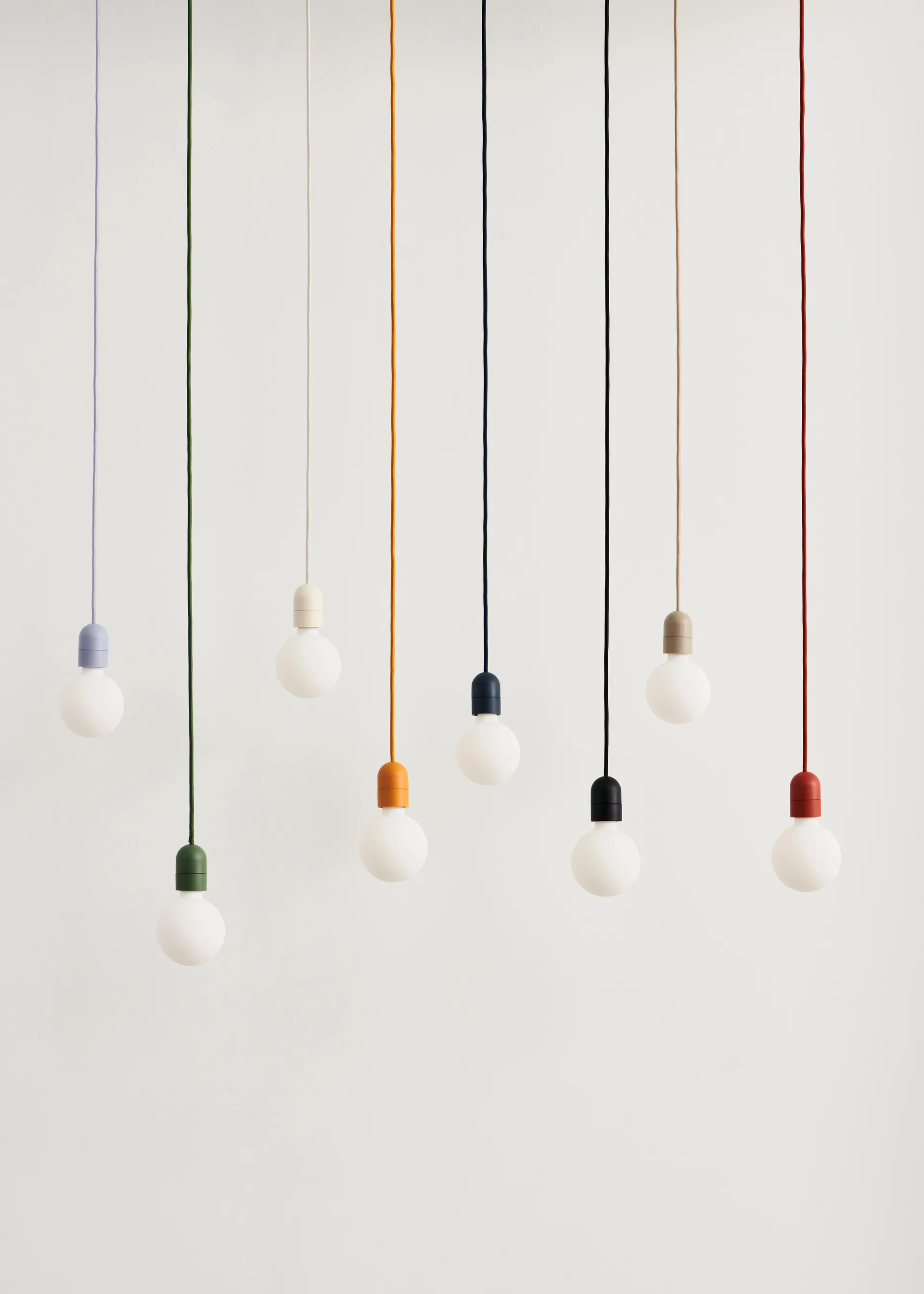 Common Pendant Cord set pendel Ø12 cm, Anthracite blue HAY