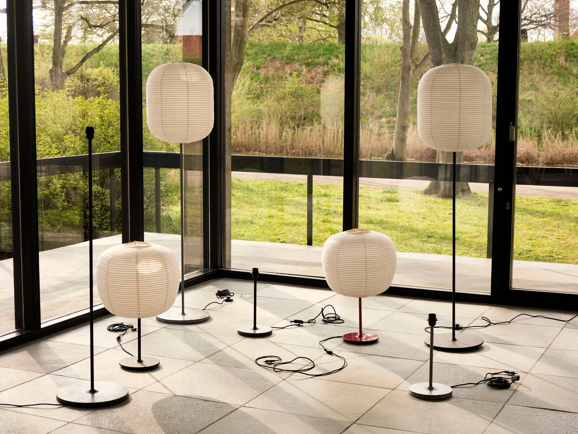 Common Rice paper lampeskjerm, Peach HAY