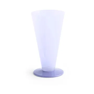 Conical vase - Light blue-lavender blue, small - HAY