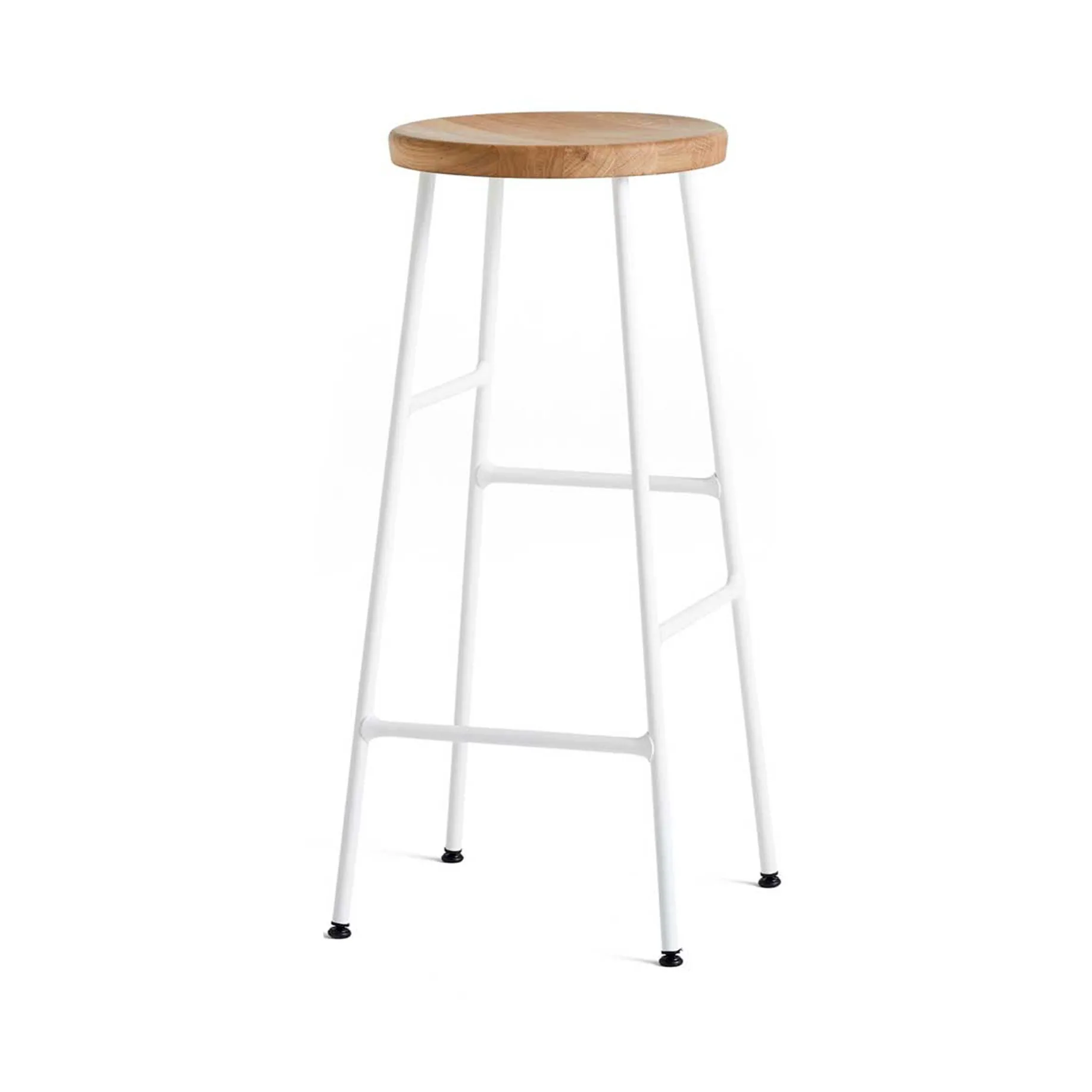 Cornet rund barkrakk 75 cm, Oiled oak-cream white HAY