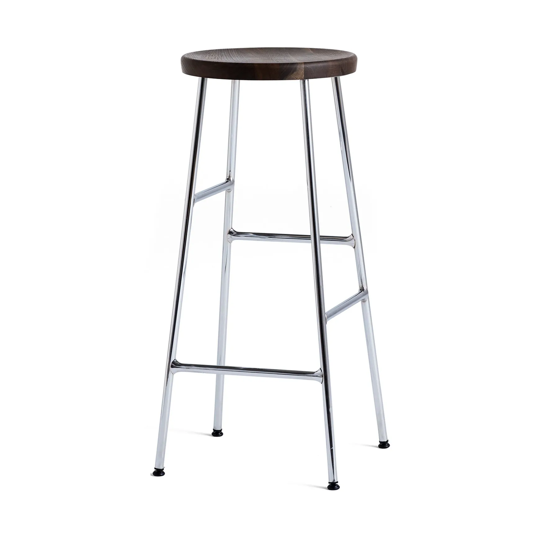 Cornet rund barkrakk 75 cm, Smoked oiled oak-chrome HAY