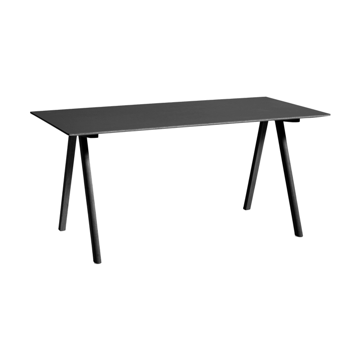CPH10 2.0 skrivebord 80x160 cm - Black laminate-eikefinér - HAY