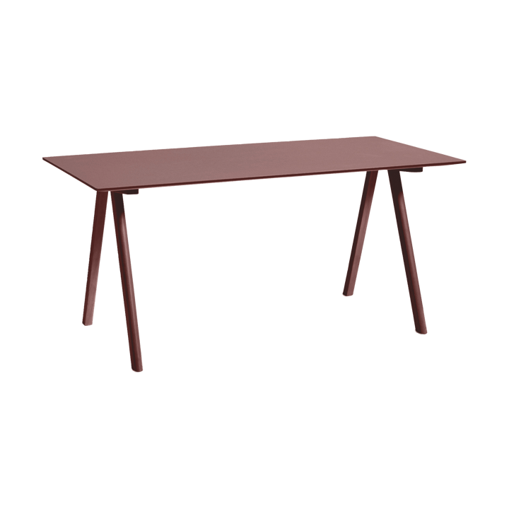 CPH10 2.0 skrivebord 80x160 cm - Burgundy linoleum-bordeaux - HAY