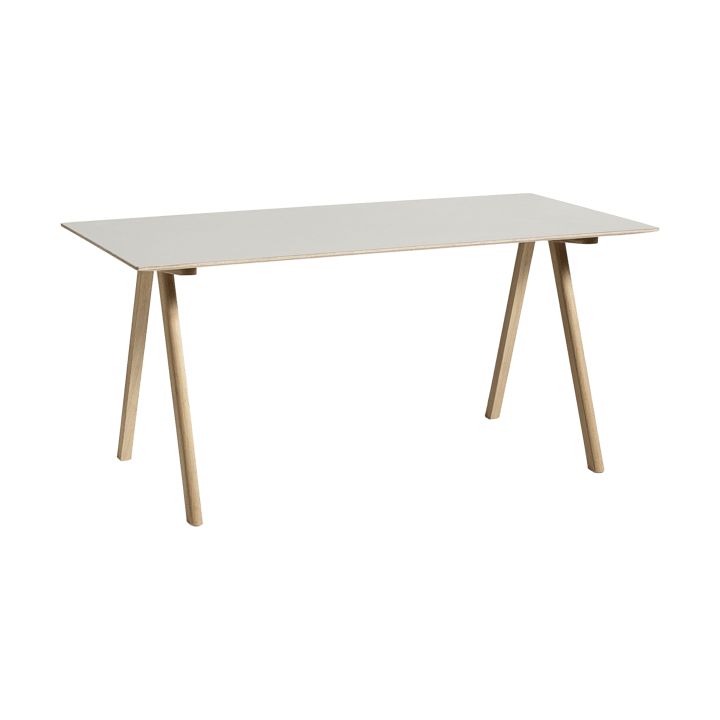 CPH10 2.0 skrivebord 80x160 cm - Off white linoleum-lakkert eik - HAY
