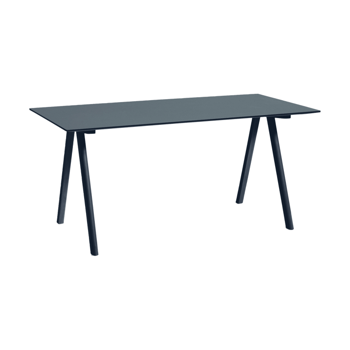CPH10 2.0 skrivebord 80x160 cm - Smokey blue linoleum-deep blue - HAY