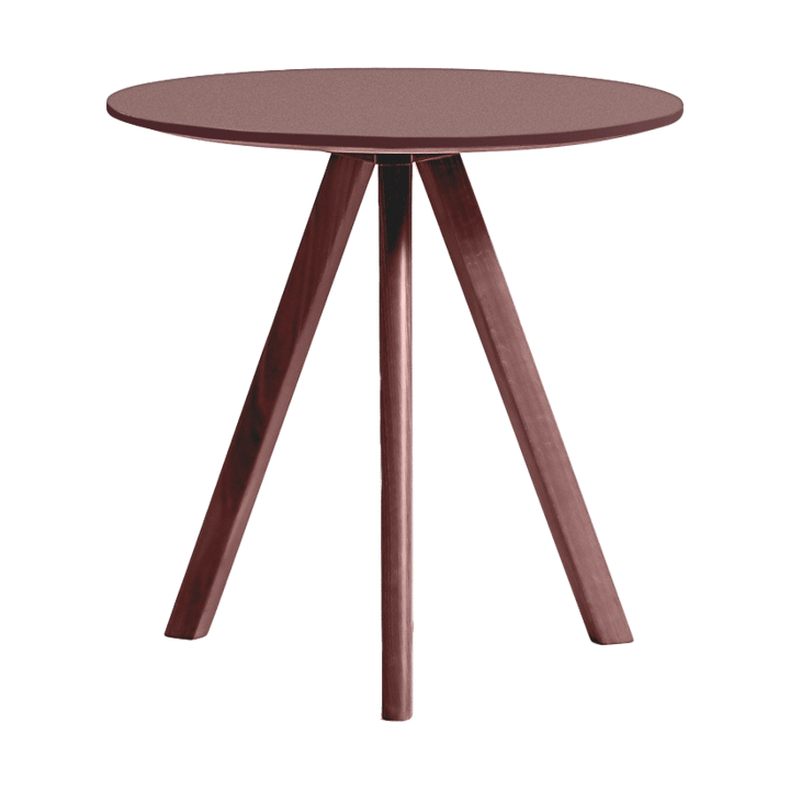 CPH20 2.0 sofabordØ50 cm - Burgundy linoleum-bordeaux - HAY