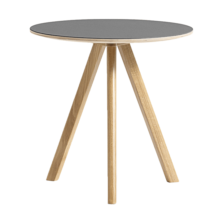 CPH20 2.0 sofabordØ50 cm - Grey linoleum-lakkert eik - HAY