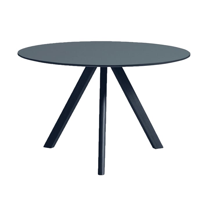 CPH20 2.0 spisebord Ø120 cm - Smokey blue linoleum-deep blue - HAY