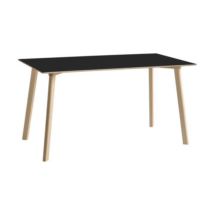CPH210 Deux 2.0 bord 75x140 cm - Black laminate-ubehandlet bøk - HAY