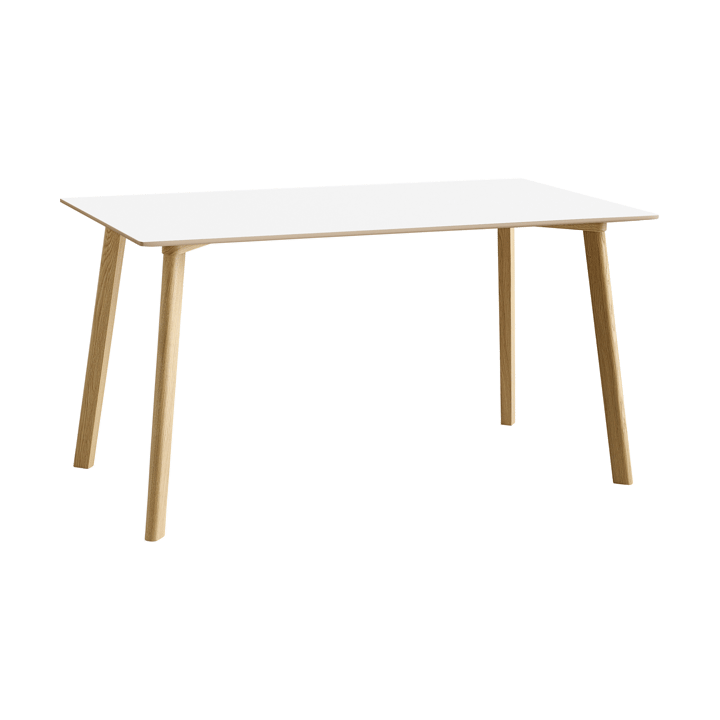 CPH210 Deux 2.0 bord 75x140 cm - Pearl white-lakkert eik - HAY