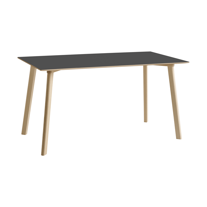CPH210 Deux 2.0 bord 75x140 cm - Stone grey-ubehandlet bøk - HAY