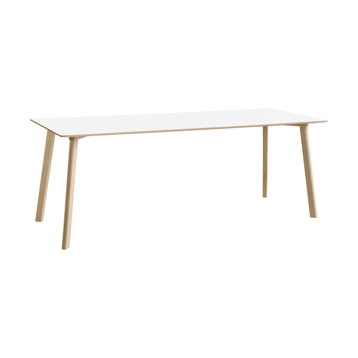 CPH210 Deux 2.0 bord 75x200 cm - Pearl white-ubehandlet bøk - HAY