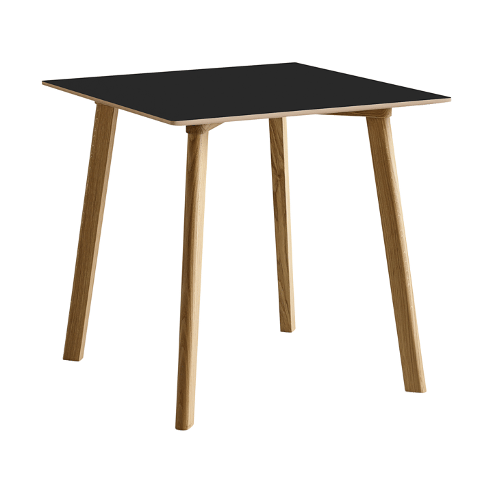 CPH210 Deux 2.0 bord 75x75 cm - Black laminat-lakkert eik - HAY