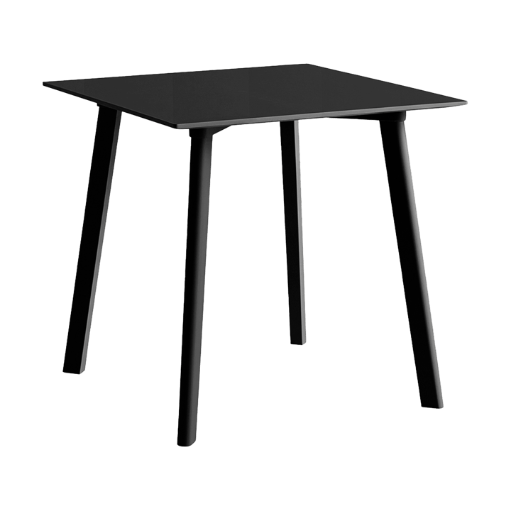 CPH210 Deux 2.0 bord 75x75 cm - Black water based-bøk - HAY