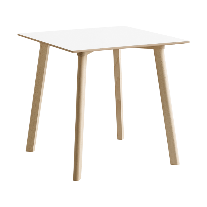 CPH210 Deux 2.0 bord 75x75 cm - Pearl white-ubehandlet bøk - HAY