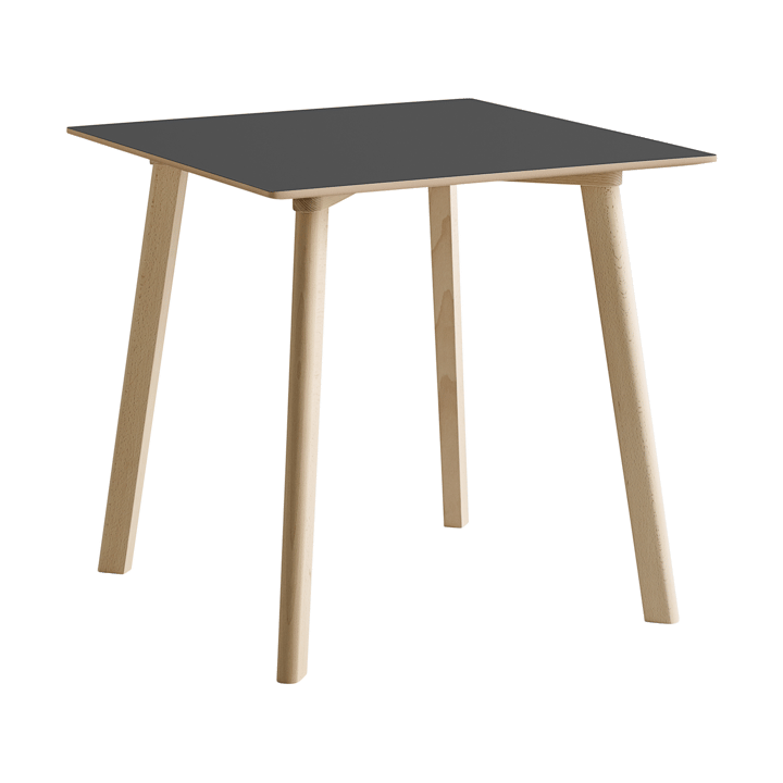 CPH210 Deux 2.0 bord 75x75 cm - Stone grey-urbehandlet bøk - HAY