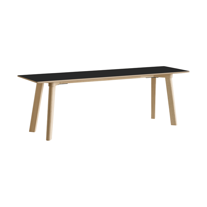 CPH215 Deux 2.0 benk 140 cm - Black laminate-ubehandlet bøk - HAY