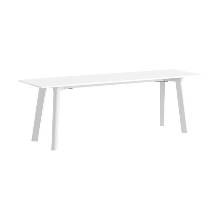 CPH215 Deux 2.0 benk 140 cm - Pearl white-lakkert bøk - HAY