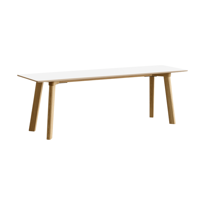CPH215 Deux 2.0 benk 140 cm - Pearl white-lakkert eik - HAY