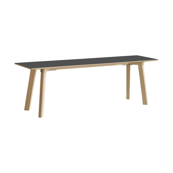 CPH215 Deux 2.0 benk 140 cm - Stone grey-ubehandlet bøk - HAY