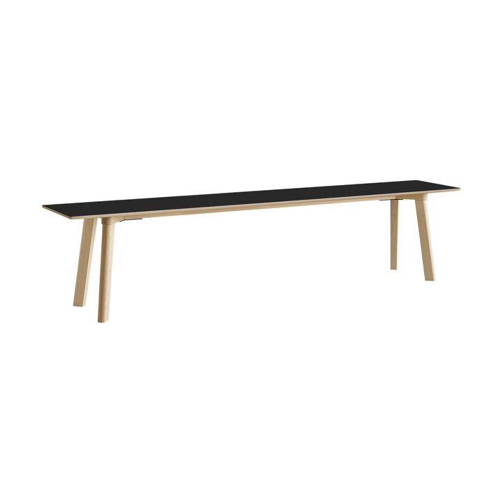 CPH215 Deux 2.0 benk 200 cm - Black laminate-ubehandlet bøk - HAY