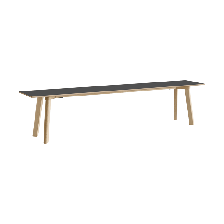 CPH215 Deux 2.0 benk 200 cm - Stone grey-uru behandlet bøk - HAY