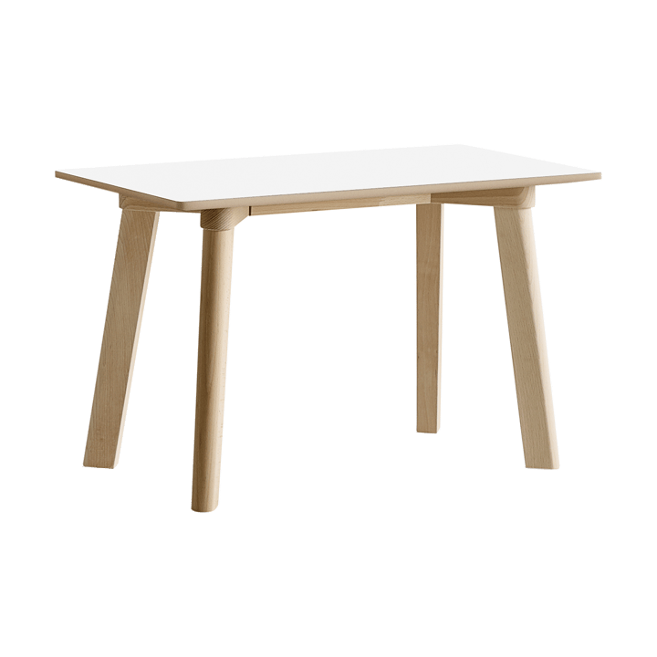 CPH215 Deux 2.0 benk 75 cm - Pearl white-ubehandlet bøk - HAY