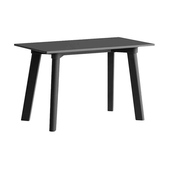 CPH215 Deux 2.0 benk 75 cm - Stone grey-lakkert bøk - HAY