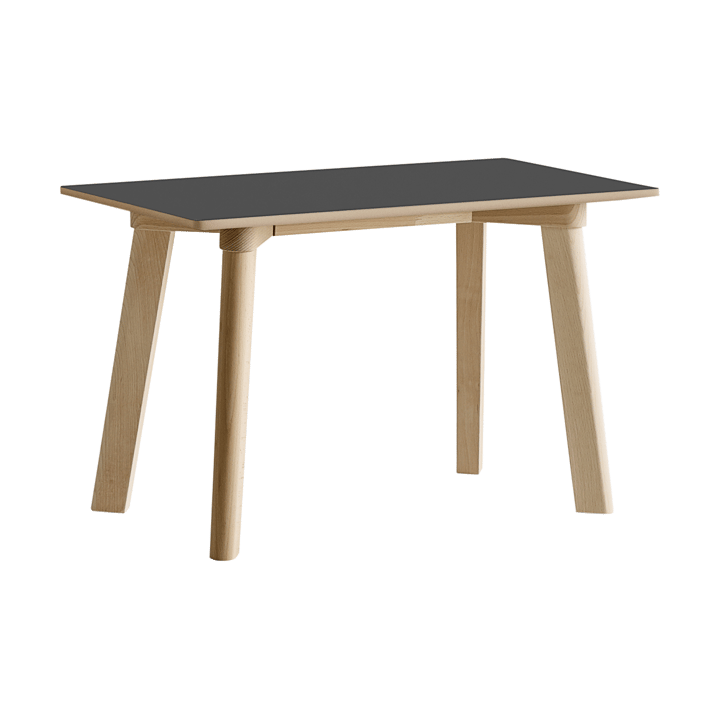 CPH215 Deux 2.0 benk 75 cm - Stone grey-urbehandlet bøk - HAY
