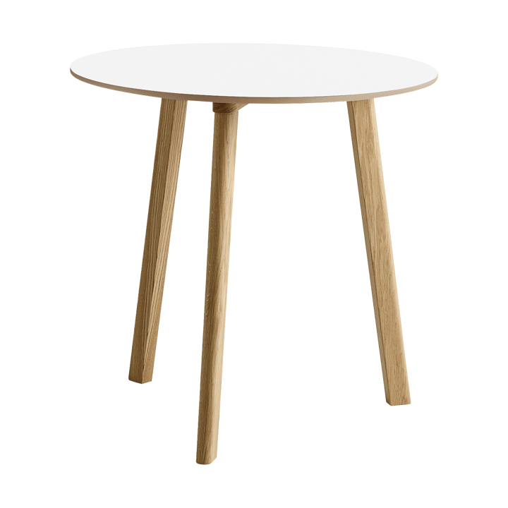 CPH220 Deux 2.0 bord Ø75 cm - Pearl white-lakkert eik - HAY