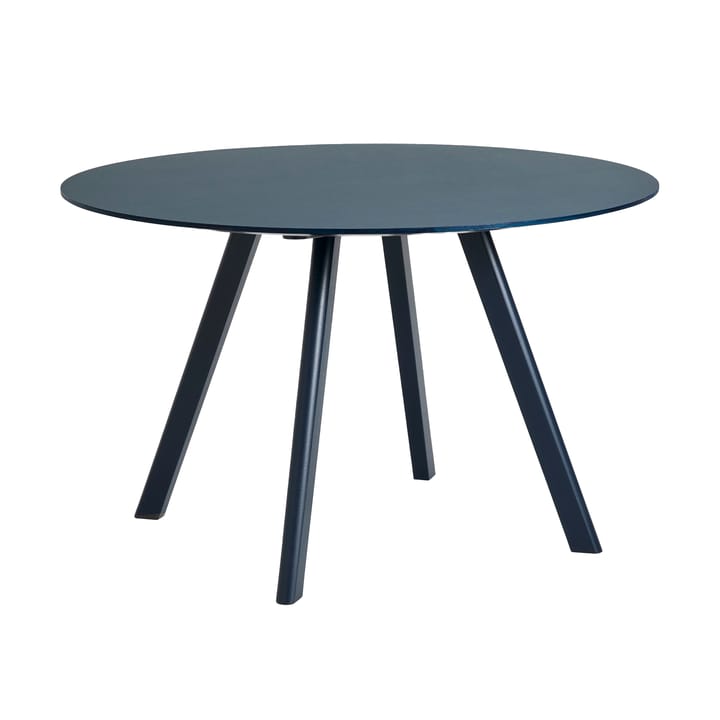 CPH25 2.0 spisebord Ø120 cm - Smokey blue linoleum-Deep blue - HAY