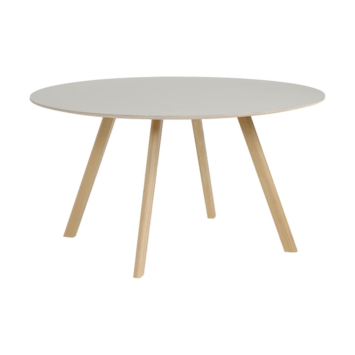 CPH25 2.0 spisebord Ø140 cm - Off white linoleum-lakkert oak - HAY
