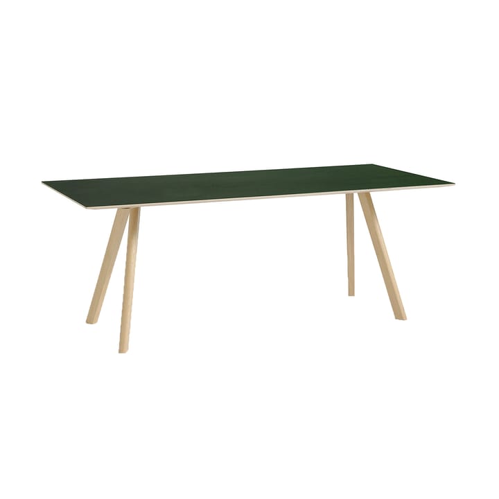 CPH30 2.0 spisebord 90x200 cm - Green linoleum-lakkert eik - HAY