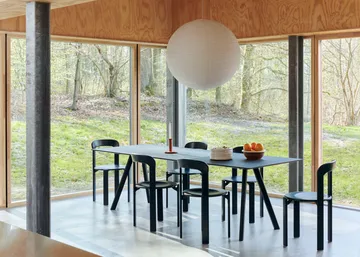 CPH30 2.0 spisebord 90x200 cm - Off white linoleum-lakk. oak - HAY