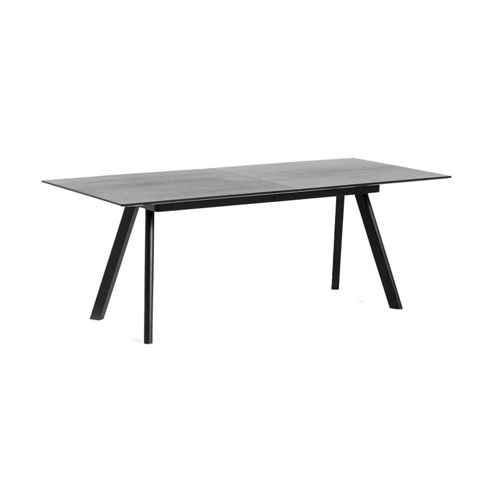 CPH30 2.0 Uttrekkbart spisebord 80x160 cm - Sort lakkert eikefiner - HAY