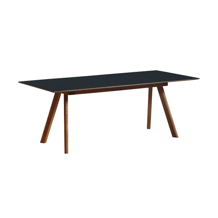 CPH30 2.0 Uttrekkbart spisebord 90x200 cm - Black linoleum-walnut - HAY